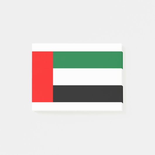 Vlag Verenigde Arabische Emiraten Post-it® Notes (Voorkant)