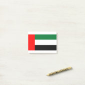 Vlag Verenigde Arabische Emiraten Post-it® Notes (Op bureau)