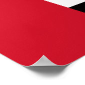 Vlag Verenigde Arabische Emiraten Poster (Hoek)