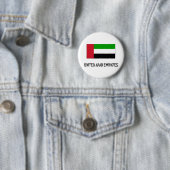 Vlag Verenigde Arabische Emiraten Ronde Button 5,7 Cm (In situ)