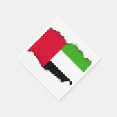 Vlag Verenigde Arabische Emiraten Servet (Hoek)