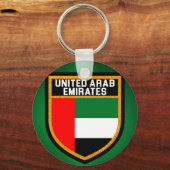 Vlag Verenigde Arabische Emiraten Sleutelhanger (Voorkant)