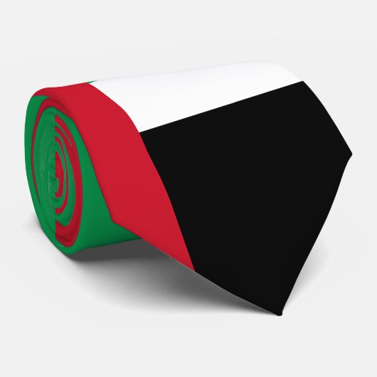 Vlag Verenigde Arabische Emiraten Stropdas (Opgerold)