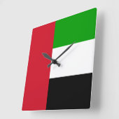 Vlag Verenigde Arabische Emiraten Vierkante Klok (Hoek)