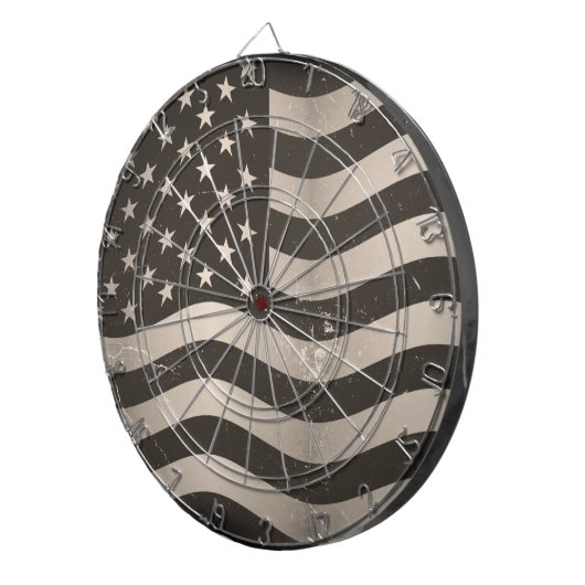  vlag Verenigde Staten 3 Dartbord (Voorkant Rechts)