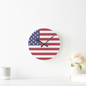 vlag verenigde staten amerika ronde klok (Huis)