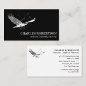 *~* Vlag Verenigde Staten Amerikaanse Eagle Gray G Visitekaartje (Voorkant / Achterkant)