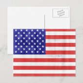  Vlag Verenigde Staten briefkaarten (Voorkant / Achterkant)