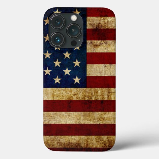 Vlag Verenigde Staten/Grunged Case-Mate iPhone Case (Achterkant)