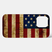 Vlag Verenigde Staten/Grunged Case-Mate iPhone Case (Achterkant (horizontaal))