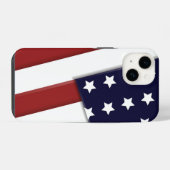 vlag Verenigde Staten iPhone Hoesje (Achterkant horizontaal)