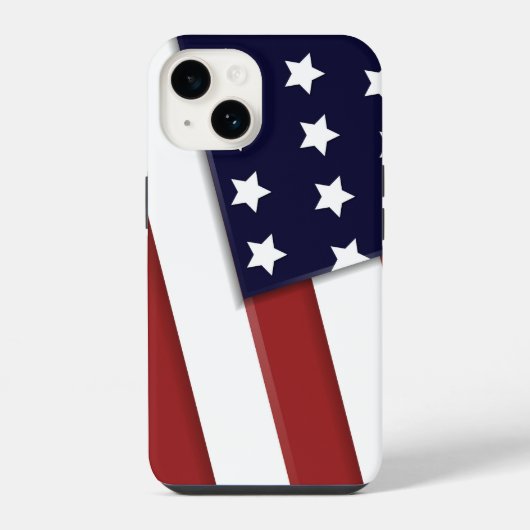 vlag Verenigde Staten iPhone Hoesje (Achterkant)