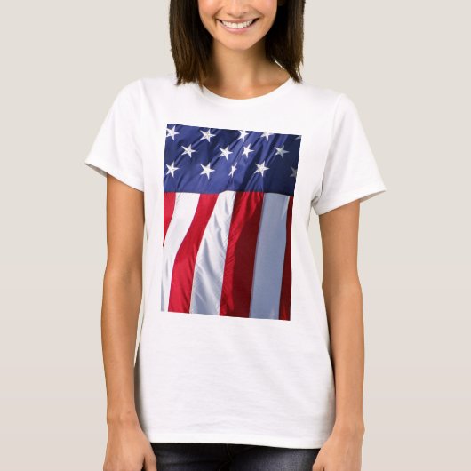 Vlag Verenigde Staten T-shirt (Voorkant)