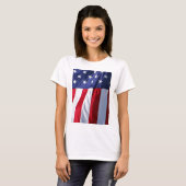 Vlag Verenigde Staten T-shirt (Voorkant volledig)