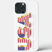 Vlag Verenigde Staten van Amerika Case-Mate iPhone Case (Achterkant)