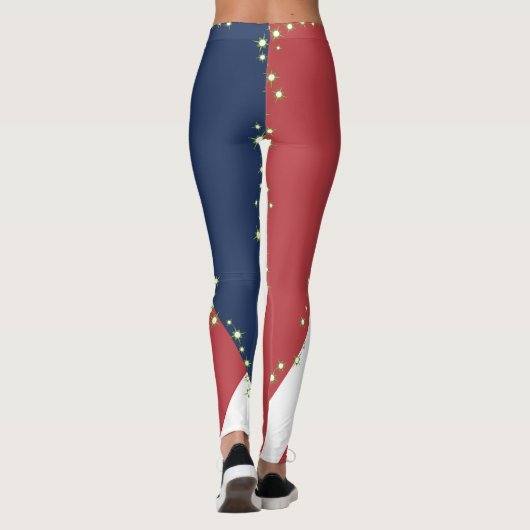 Vlag Verenigde Staten van Amerika Leggings (Achterkant)