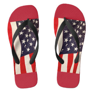 Vlag Verenigde Staten van Amerika Teenslippers