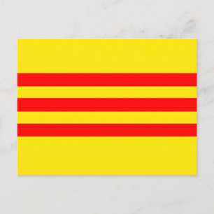 Vlag Vietnam (nieuw) Briefkaart