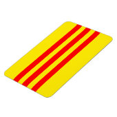 Vlag Vietnam (nieuw) Magneet (Linkerzijde)