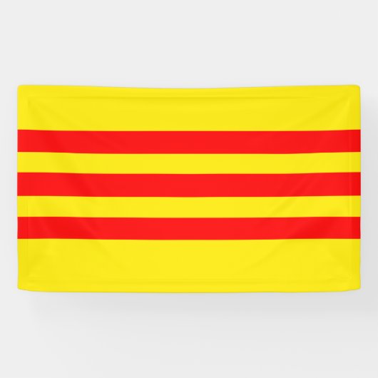 Vlag Vietnam (nieuw) Spandoek (Horizontaal)