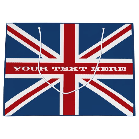 Vlag vlag vlag van de Unie Large Cadeautasje (Voorkant)