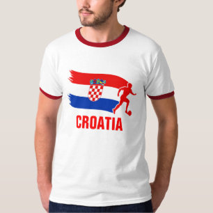 Vlag Voetbal Kroatië T-shirt