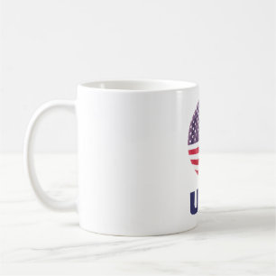 Vlag Voetbal Team USA Voetbal Fan Geschenk Koffiemok