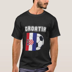 Vlag Voetbalteam Kroatië T-shirt
