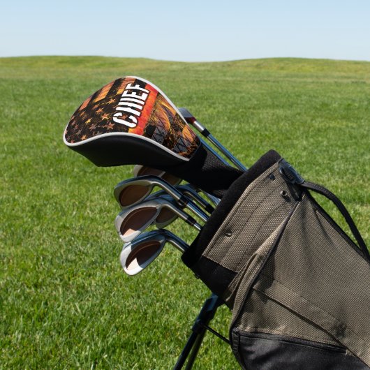 Vlag voor brandweerkorter golfheadcover (Insitu)