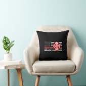 Vlag voor brandweerlieden en Florian Cross Kussen (Stoel)