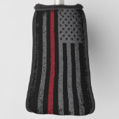 Vlag voor brandweerlieden van de Amerikaanse Thin  Golfheadcover (Draai 90)
