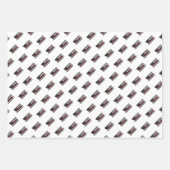 Vlag voor brandweerlieden van de Amerikaanse vlag  Inpakpapier Vel (Voorkant 2)