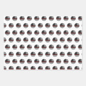 Vlag voor brandweerlieden van de Amerikaanse vlag  Inpakpapier Vel (Voorkant 3)