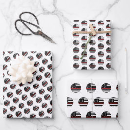 Vlag voor brandweerlieden van de Amerikaanse vlag  Inpakpapier Vel