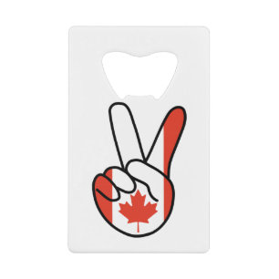 Vlag voor Canada V Creditkaart Flessenopener