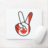 Vlag voor Canada V Muismat (Met muis)
