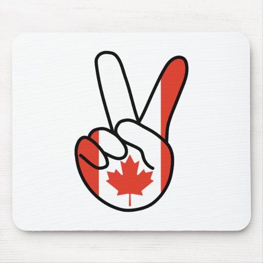 Vlag voor Canada V Muismat (Voorkant)
