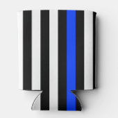 vlag voor de politie van de Thin Blue Line Blikjeskoeler (Achterkant)