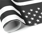 vlag voor de politie van de Thin Blue Line Cadeaupapier (Rol Hoek)