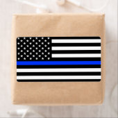 vlag voor de politie van de Thin Blue Line Etiket (Insitu)