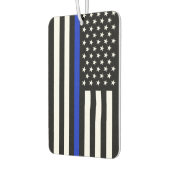 vlag voor de politie van de Thin Blue Line Luchtverfrisser (Links)