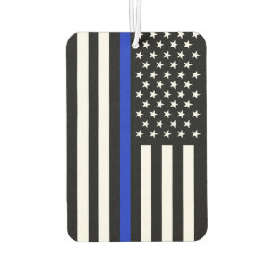 vlag voor de politie van de Thin Blue Line Luchtverfrisser
