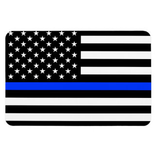 vlag voor de politie van de Thin Blue Line Magneet
