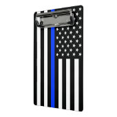 vlag voor de politie van de Thin Blue Line Mini Klembord (Angled2)