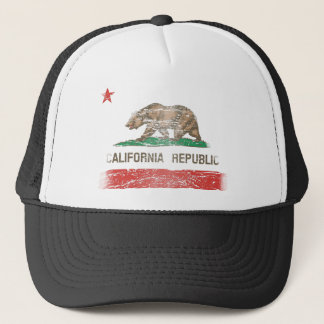Vlag voor de Republiek Californië Trucker Pet