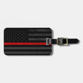 Vlag voor donkerdruk bagagelabel (Voorkant horizontaal)