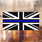 Vlag voor dunne blauwe lijn raamsticker (Vel 2)