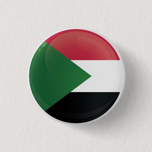vlag voor een rondpictogram van Sudan Ronde Button 3,2 Cm (Voorkant)
