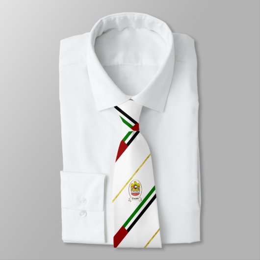 vlag voor emiraten stropdas (Gebonden)