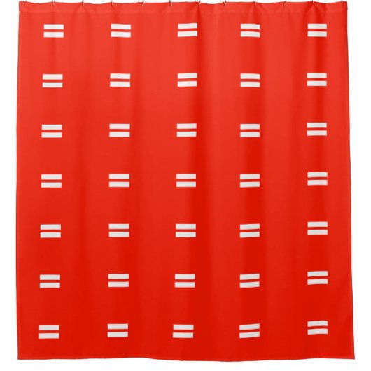 Vlag voor gelijkheid douchegordijn (Voorkant)